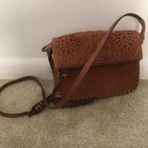 Brown crossbody purse